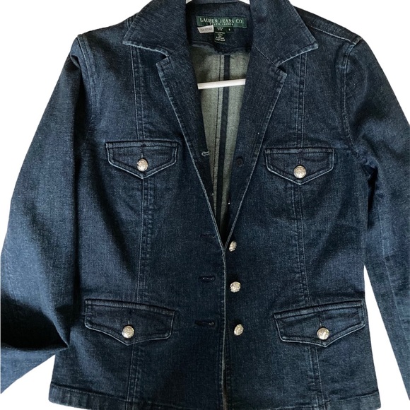 Lauren Jeans Co. Ralph Lauren Jacket, Y2K, Size S, 4 Pockets, 2%Elastane Vintage - Picture 3 of 5